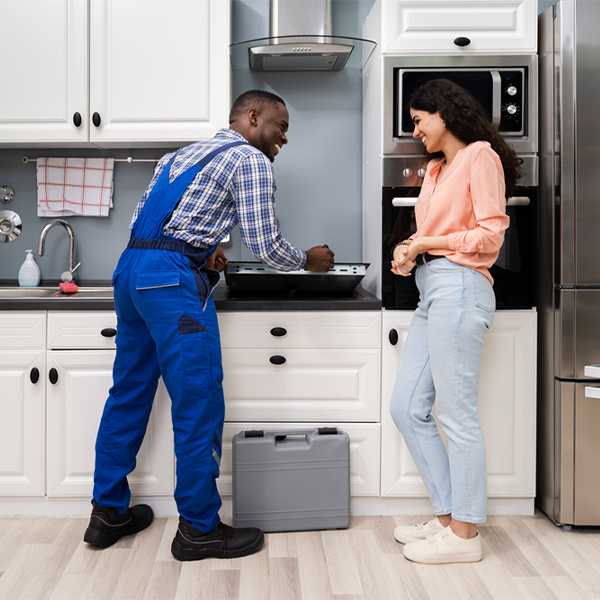 what kind of warranty do you offer on your cooktop repair services in Farmington